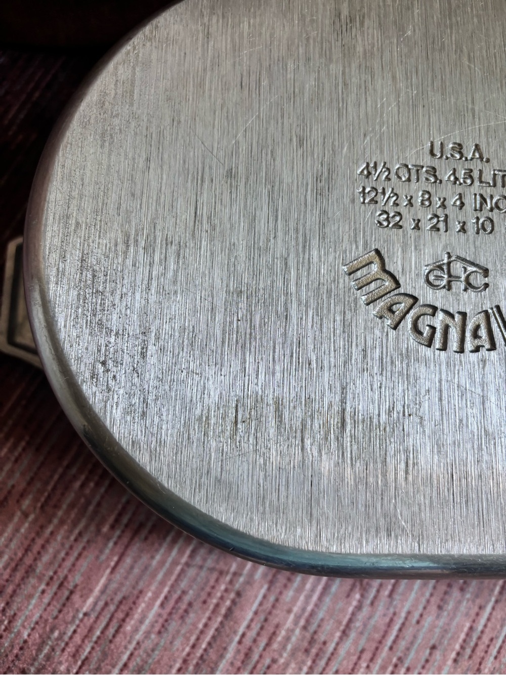 Vintage Wagner Ware Magnalite Roasterette 4.5 Qt GHC Oval Aluminum Roaster- RARE - Picture 7 of 9